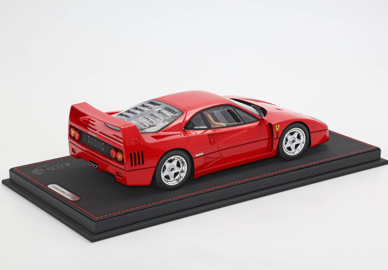 Preorder] BBR 1:18 Ferrari F40 1987 Rosso Corsa - Ex Nigel Mansell