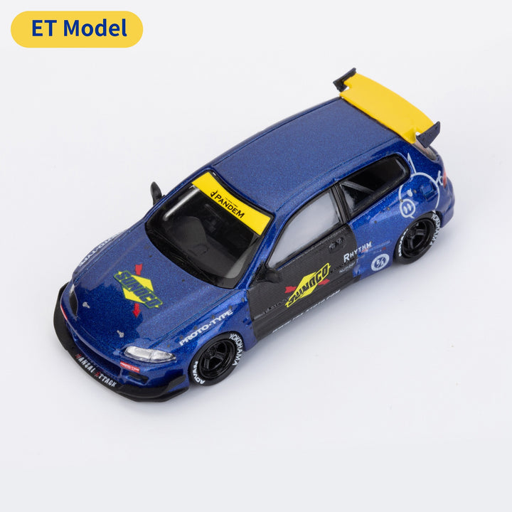 [Preorder] ET Model x Model Collect 1:64 Pandem Civic EG6 5th Generation Mk5 Rocket Bunny Wide-Body