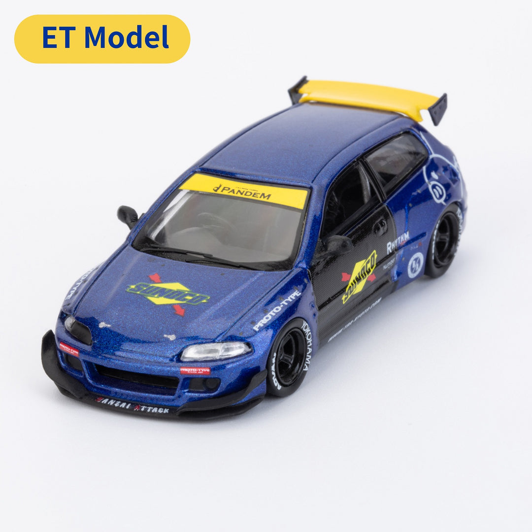 [Preorder] ET Model x Model Collect 1:64 Pandem Civic EG6 5th Generation Mk5 Rocket Bunny Wide-Body