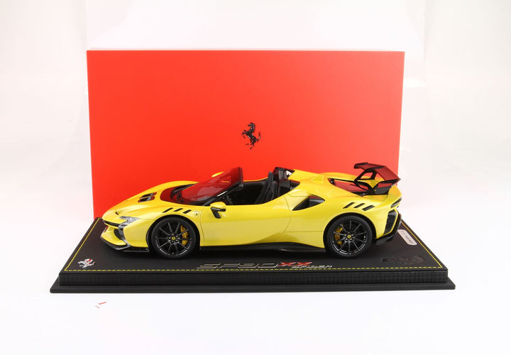 [Preorder] BBR 1:18 Ferrari SF90 XX Spider Yellow Montecarlo - Yellow brakes P18238F1