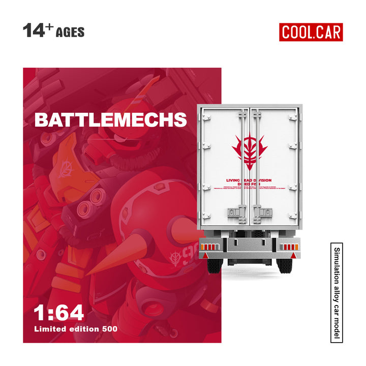 [Preorder] Cool Car 1:64 Scania Container Truck -RX-78 Pink Mecha Livery CC644023