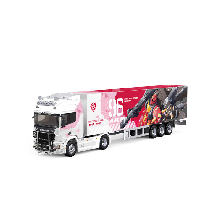 [Preorder] Cool Car 1:64 Scania Container Truck -RX-78 Pink Mecha Livery CC644023