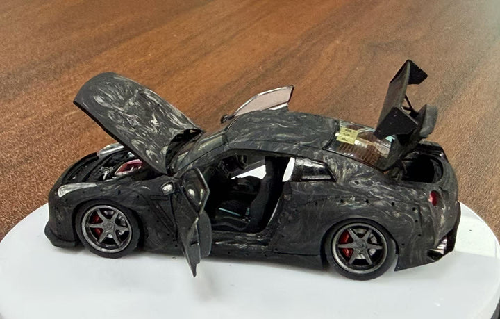 [Preorder] PGM 1:64 GTR R35 Black Full Carbon PG-02001