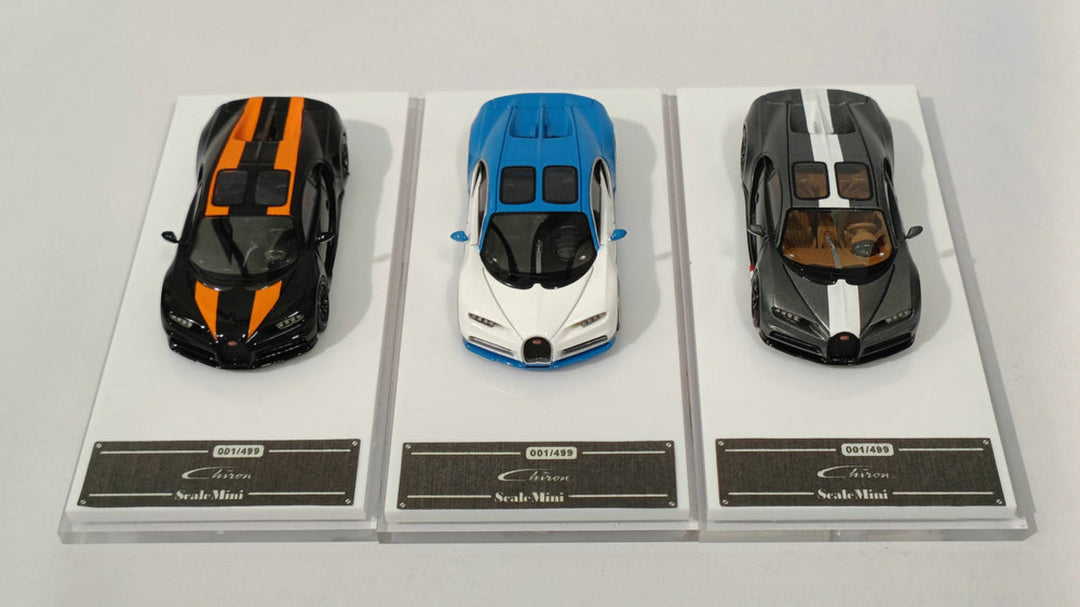 [Preorder] ScaleMini 1:64 Bugatti Chiron (3 Colours)