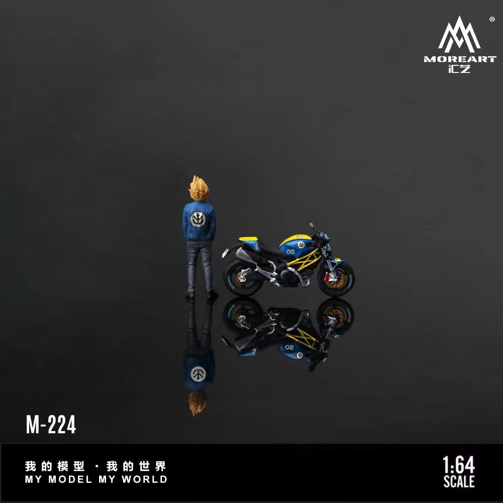 [Preorder] MoreArt 1:64 DUCATI MONSTER 696 BEGGI TARA FLOWER DOLL SET MO222224