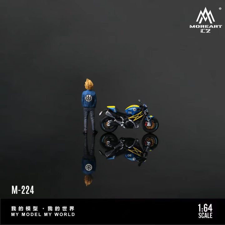 [Preorder] MoreArt 1:64 DUCATI MONSTER 696 BEGGI TARA FLOWER DOLL SET MO222224