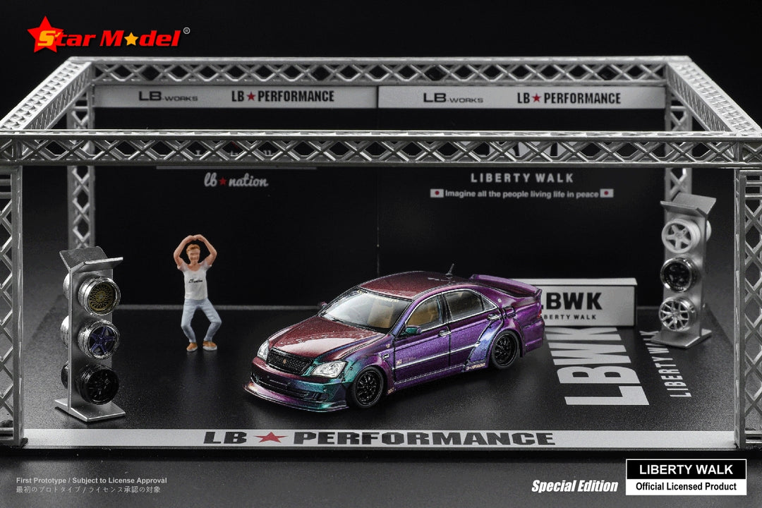 [Preorder] Star Model 1:64 LBWK licensed Toyota Crown The 12nd Generation S180 LB Nation (6 Versions)