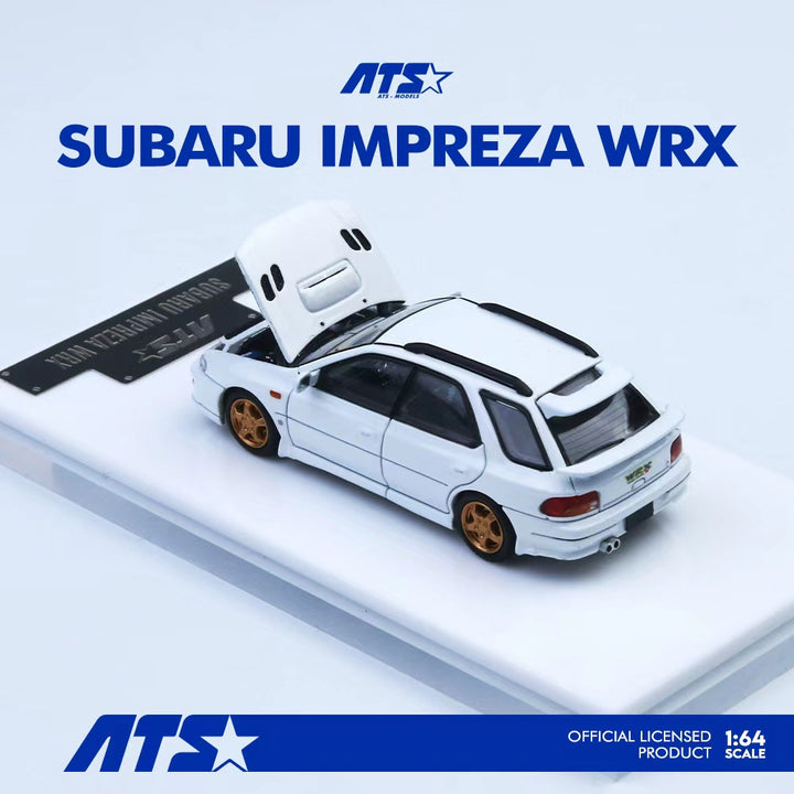 [Preorder] ATS Model 1:64 Subaru IMPREZA WRX White ATS881503