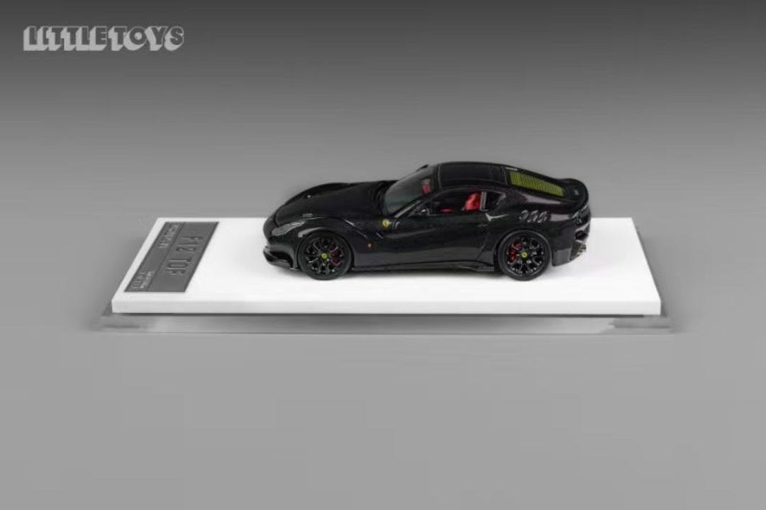 Little Toys 1:64 Ferrari F12 TDF Carbon Black