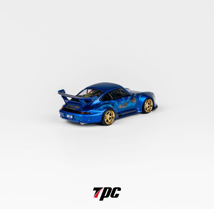 [Preorder] TPC 1:64 Porsche RWB993 Chrome Blue / Transparent Blue (2 Colours)