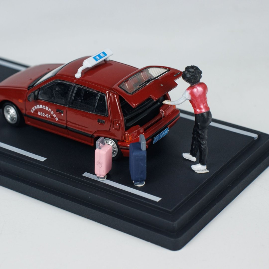 [Preorder] BM Creations 1:64 Daihasui Charade Beijing Taxi HEC 64B0445