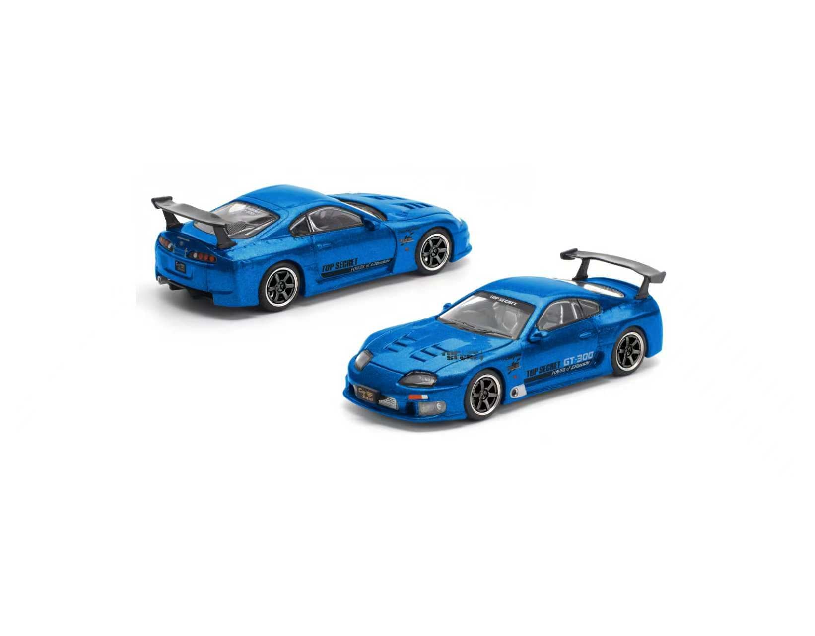 Preorder] POPRACE x Enigma 1:64 TOYOTA SUPRA GT500 (A80) BLUE