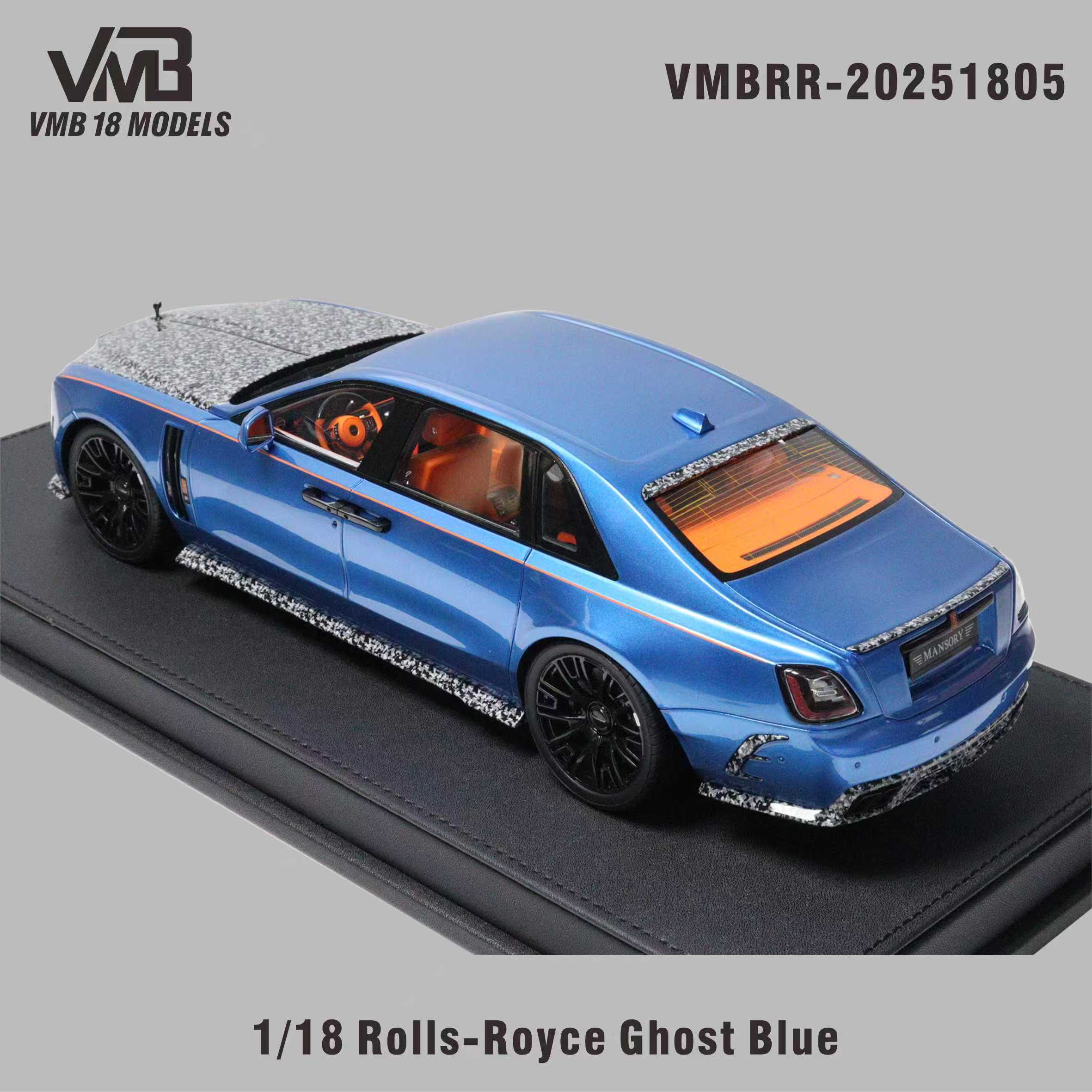 VMB 1:18 Rolls-Royce Ghost - Blue Carbon VMBRR-20251805 – Horizon