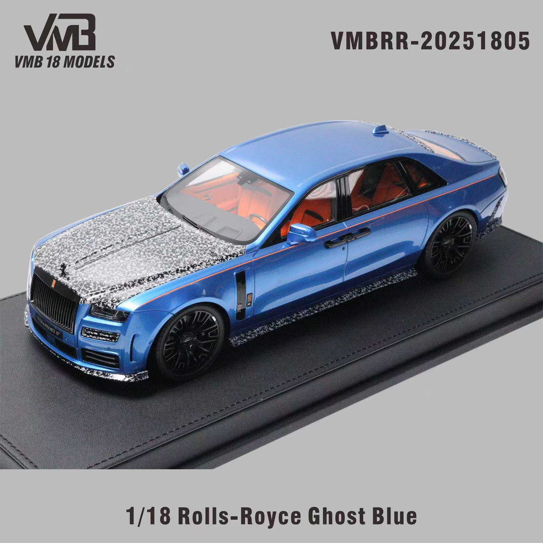 [Preorder] VMB 1:18 Rolls-Royce Ghost - Blue Carbon
