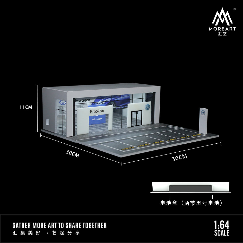 [Preorder] MoreArt 1:64 VOLKSWAGEN 4S SHOWROOM MODEL MO936012