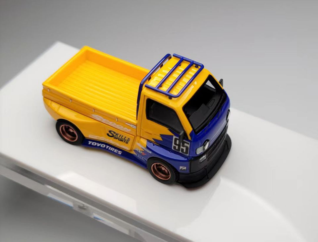 [Preorder] YM Model 1:64 Suzuki carry hoonigan D12 Wide-Body Pickup Truck - SPOON Livery