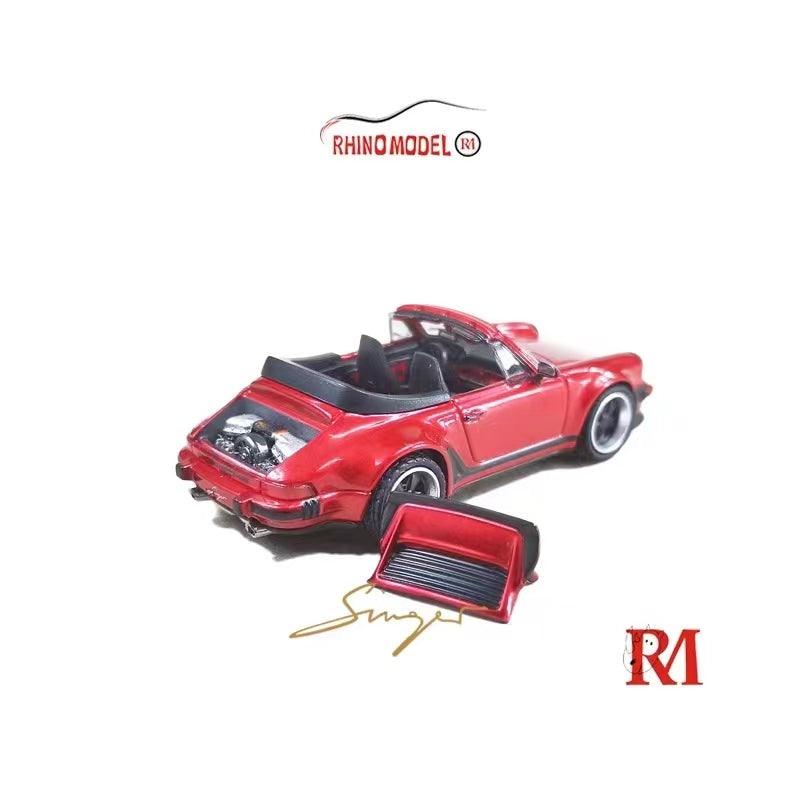 Modellino Porsche 930 Singer Turbo Study Cabriolet – Scala 1/64 – RM – Rosso