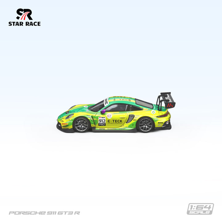 [Preorder] Star Race 1:64 Porsche 911 GT3 Racing Livery Yellow