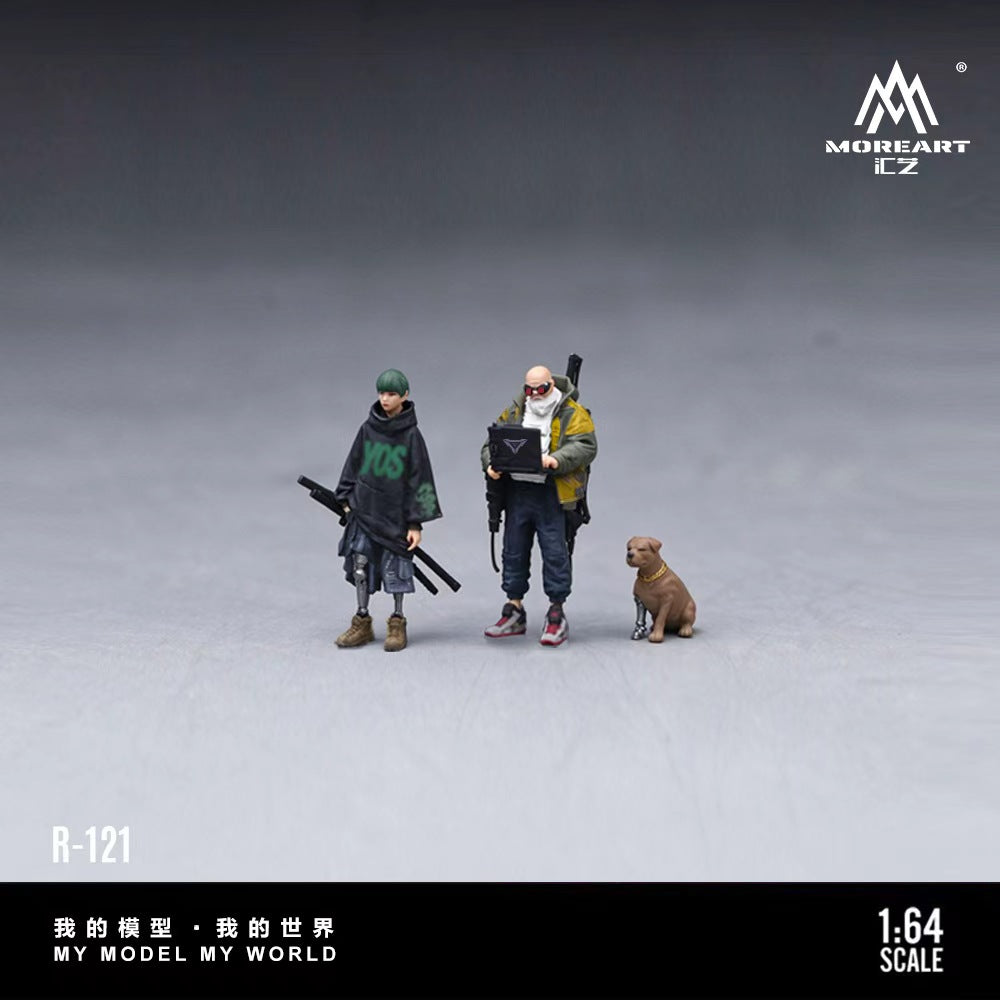 [Preorder] MoreArt 1:64 CYBERPUNK FIGURE SET D MO223121