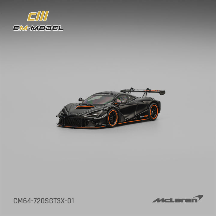 [Preorder] CM Model 1:64 McLaren 720SGT3X Black CM64-720SGT3X-01
