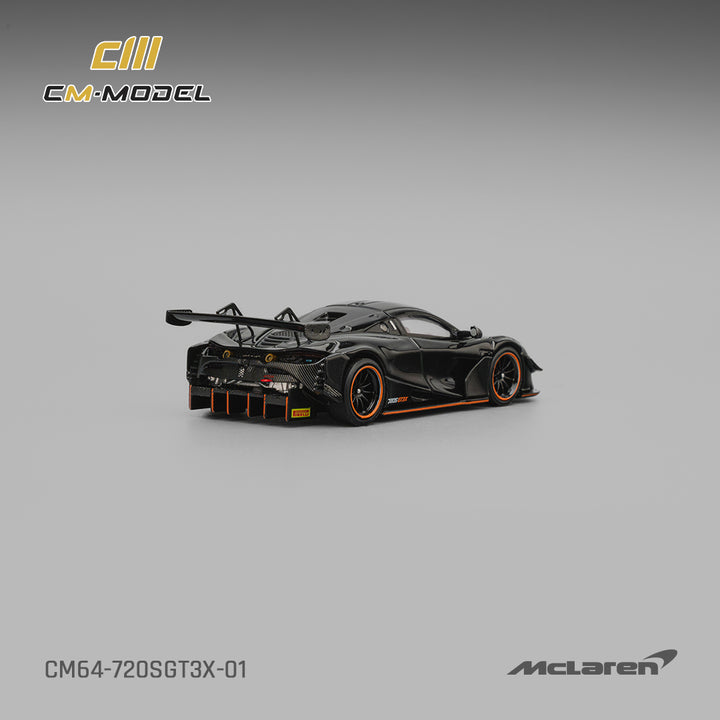 [Preorder] CM Model 1:64 McLaren 720SGT3X Black CM64-720SGT3X-01