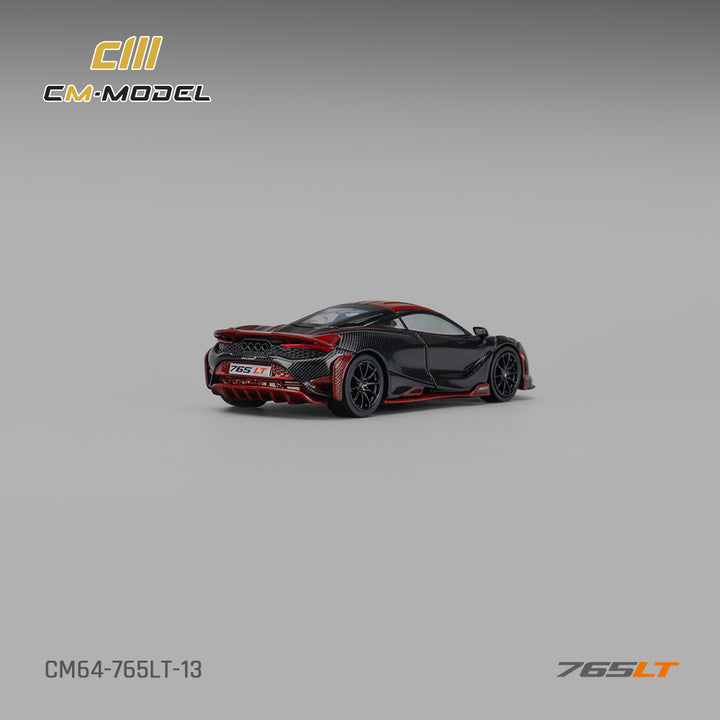 [Preorder] CM Model 1:64 Mclaren 765LT Full Carbon Red CM64-765LT-13