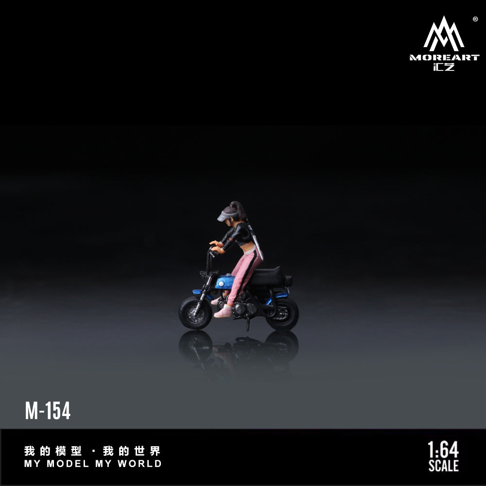 [Preorder] MoreArt 1:64 Racing Female Motorcycle Doll MO222154