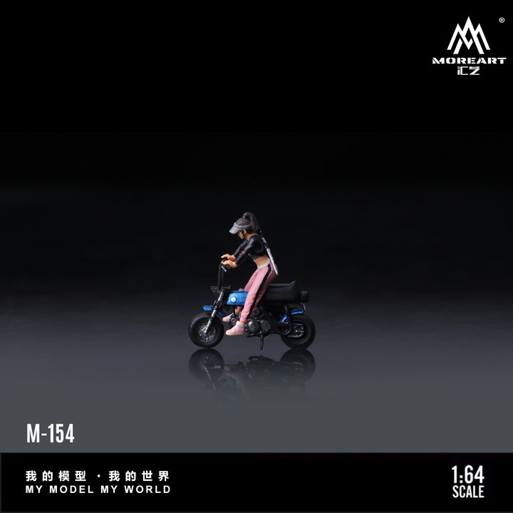 [Preorder] MoreArt 1:64 Racing Female Motorcycle Doll MO222154