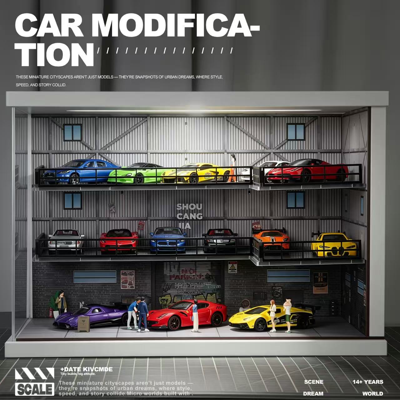 Preorder] SHOU CANG JIA 1:64 Industrial Warehouse SCJ-82069