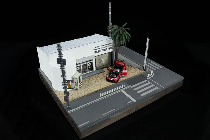 [Preorder] Motorhelix 1:64 Liberty Walk Nagoya HQStore Diorama No. 1 M90603