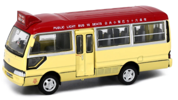 Tiny City 1:76 08- Toyota Coaster Red Mini Bus (LT8286)