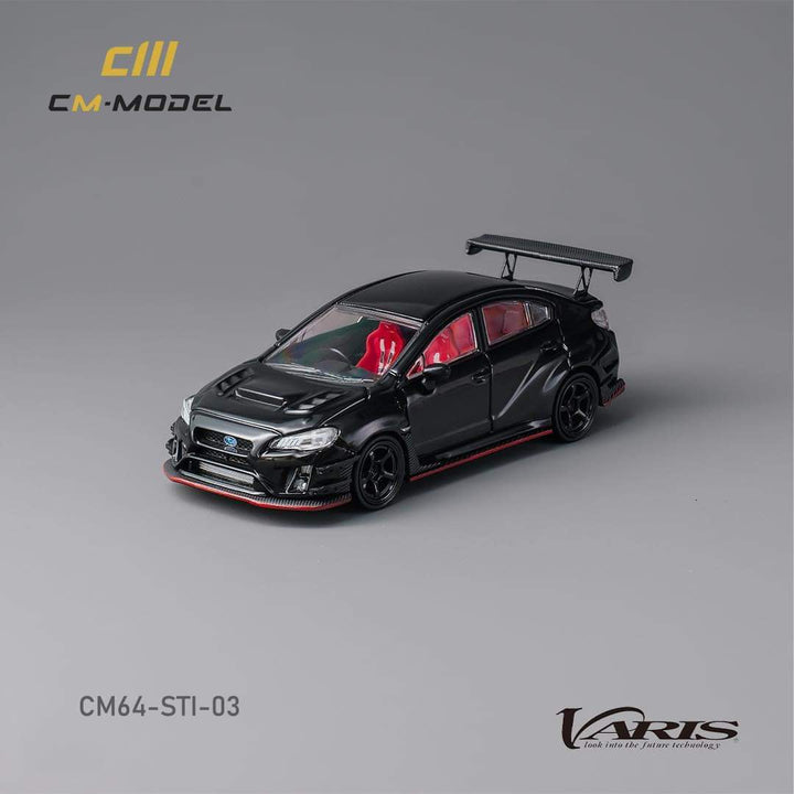 CM Model 1:64 Subaru VAB STI Varis Widebody Black