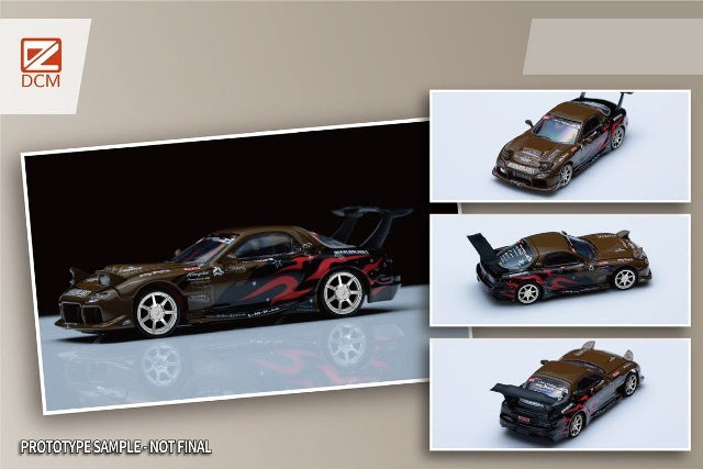 [Preorder] DCM 1:64 Mazda RX-7 (2 Colors)