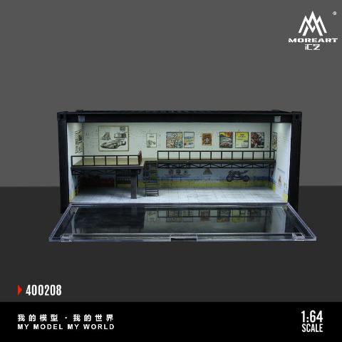 MoreArt 1:64 CONTAINER REPAIR SHOP SCENE MO400207/MO400208