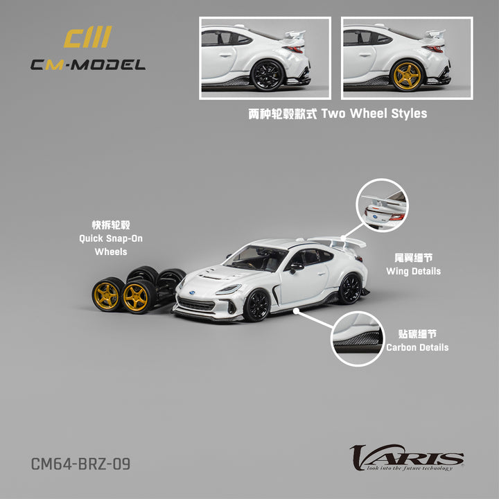 [Preorder] CM Model 1:64 Subaru BRZ Varis Widebody (White) BRZ