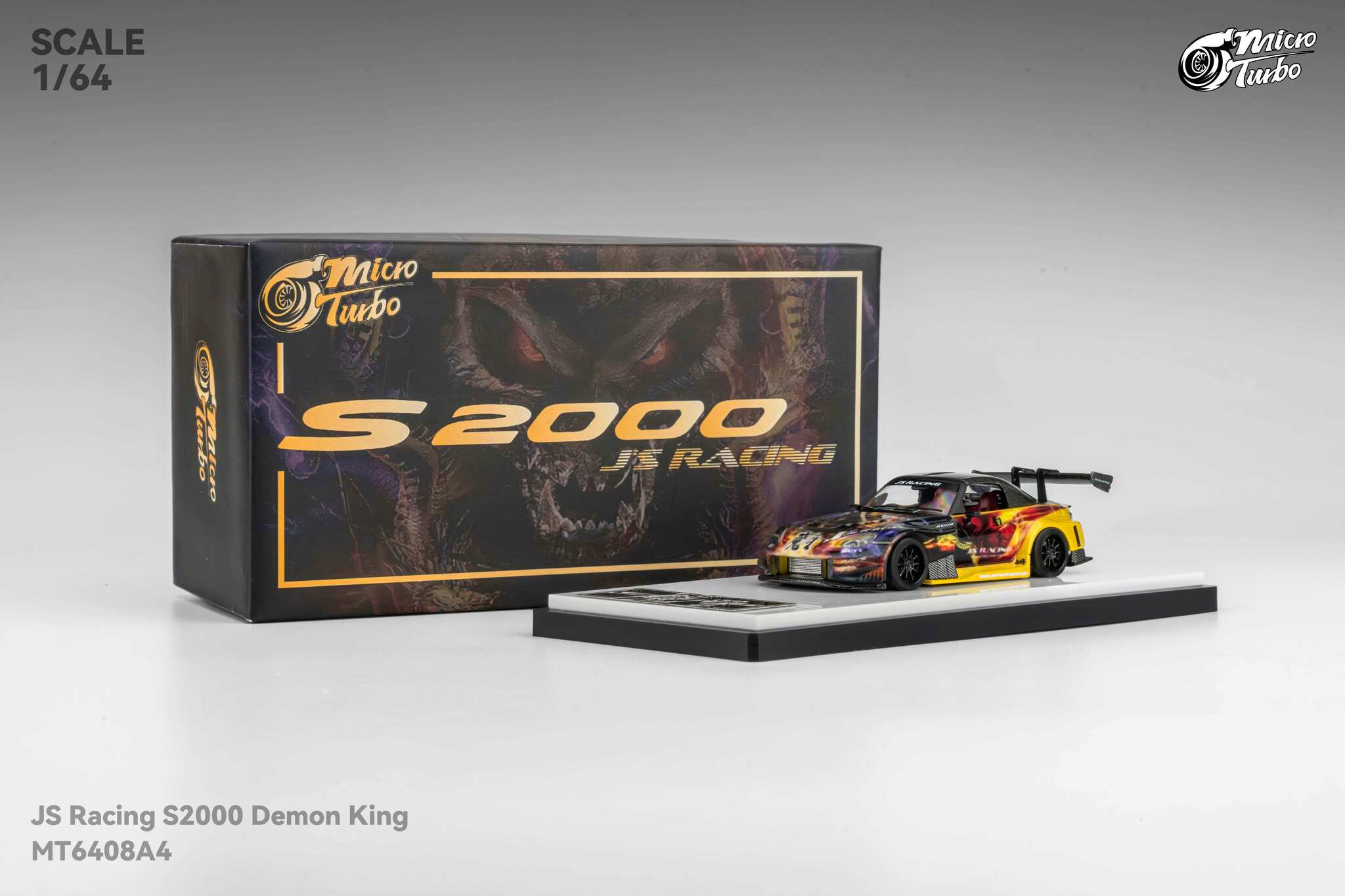 Preorder] Microturbo 1:64 Custom S2000 - Demon King MT6408A4