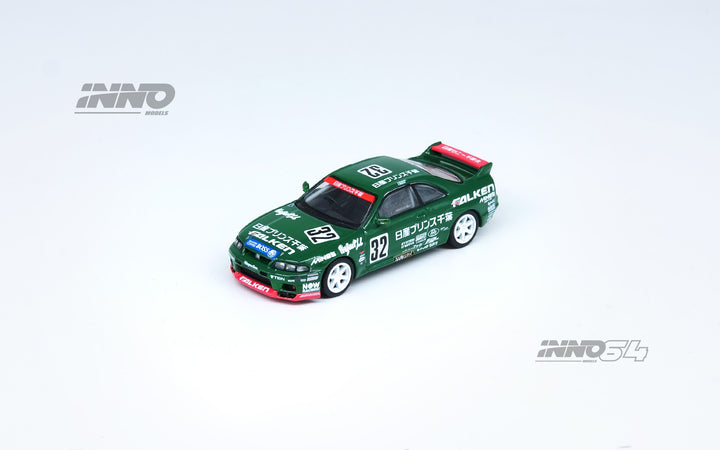 [Preorder] Inno64 1:64 NISSAN SKYLINE GT-R R33 #32 "PRINCE CHIBA FALKEN" N1 Super Endurance Series - TOKACHI 24H 1996 IN64-R33R-N1S96