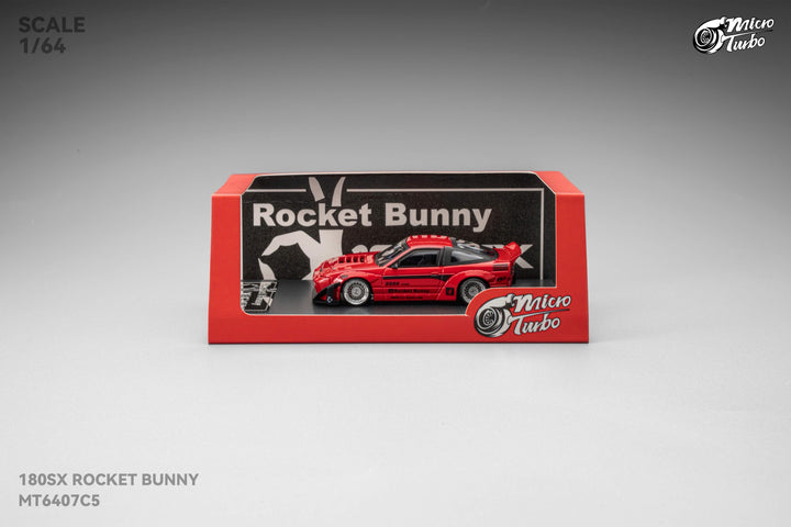 [Preorder] Microturbo 1:64 180SX Rocket Bunny - Metallic Red MT6407C5