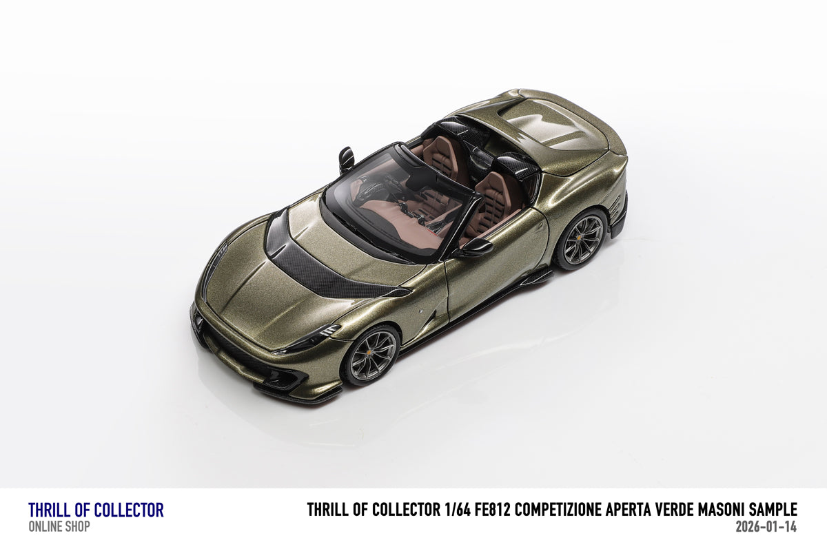 TOC 1:64 Ferrari 812C Aperta (10 Colours) – Horizon Diecast