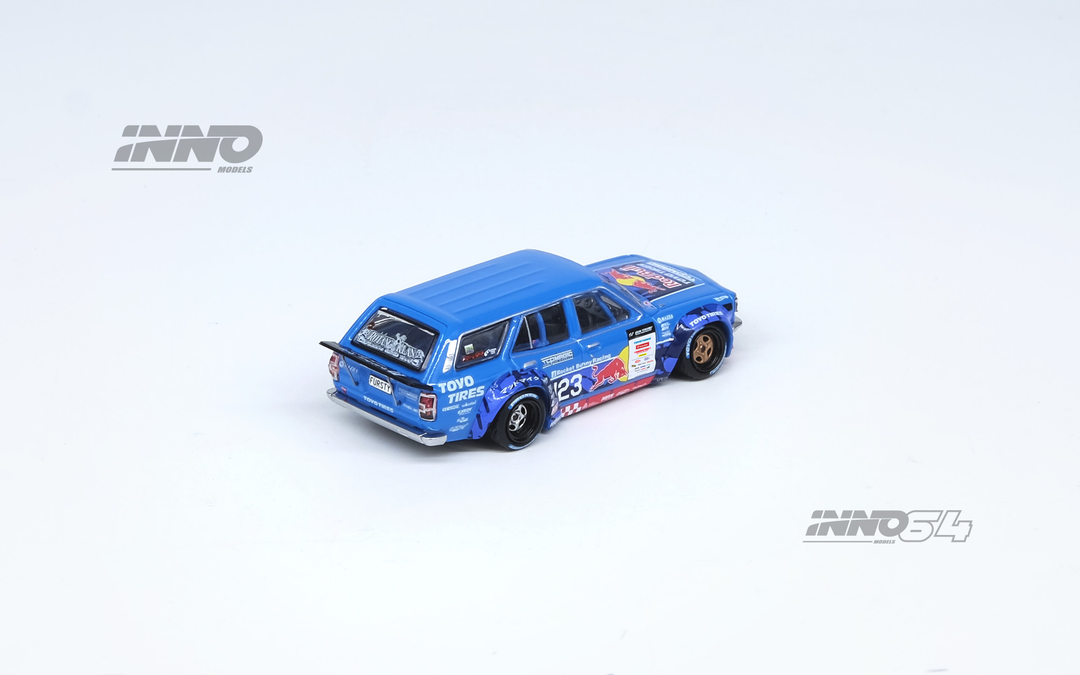 [Preorder] Inno64 1:64 Mad Mike 1976 Mazda RX3 Station Wagon D1GP Series 2024 IN64-RX3P-D1GP24