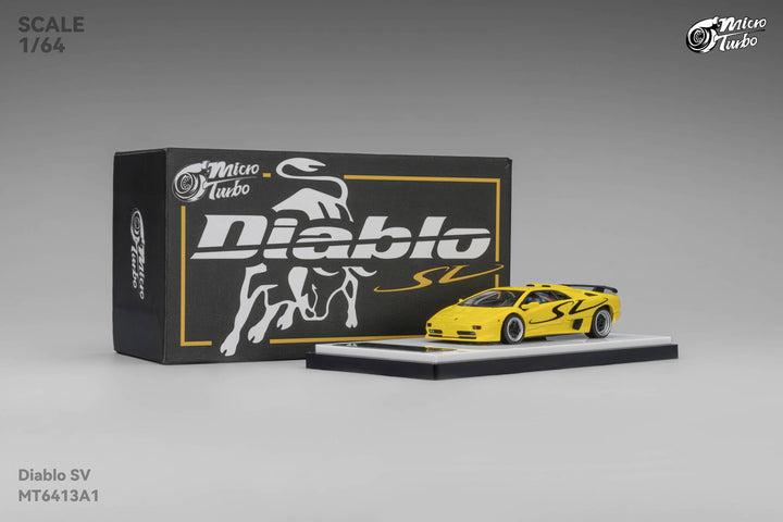 [Preorder] Microturbo 1:64 Custom Diablo SV - Metallic Yellow MT6413A1