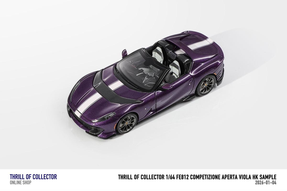 TOC 1:64 Ferrari 812C Aperta (10 Colours) – Horizon Diecast