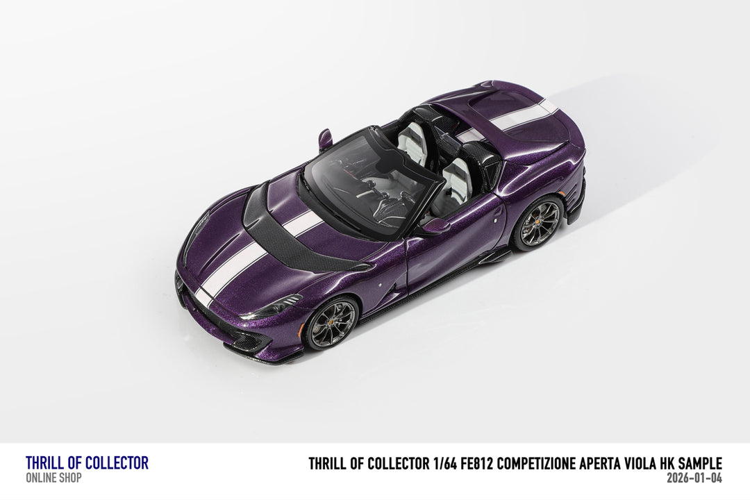 TOC 1:64 Ferrari 812C Aperta (10 Colours)