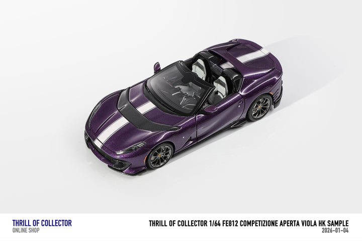 TOC 1:64 Ferrari 812C Aperta (10 Colours)
