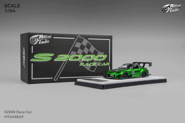 [Preorder] Microturbo 1:64 Custom S2000 RB - Metallic Green MT6408A9