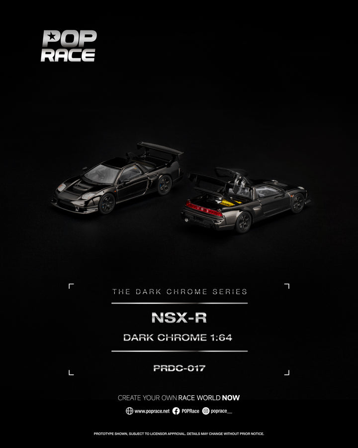 [Preorder] POPRACE 1:64 NSX-R DARK CHROME PRDC017