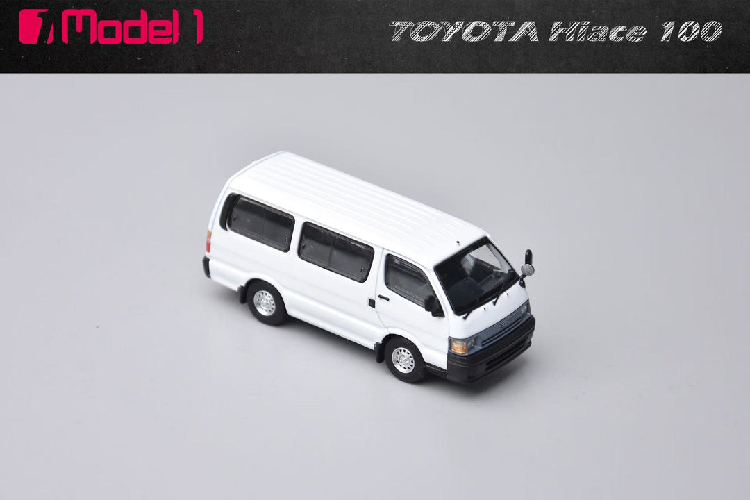 [Preorder] Model One 1:64 Toyota Hiace MK4 H100 White