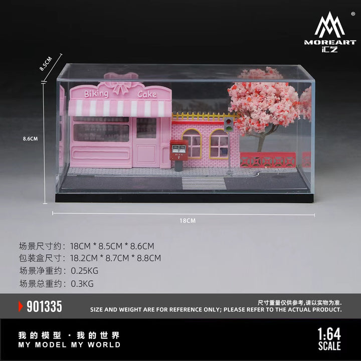 [Preorder] MoreArt 1:64 PINK DOLL STORE SCENE Diorama MO901335