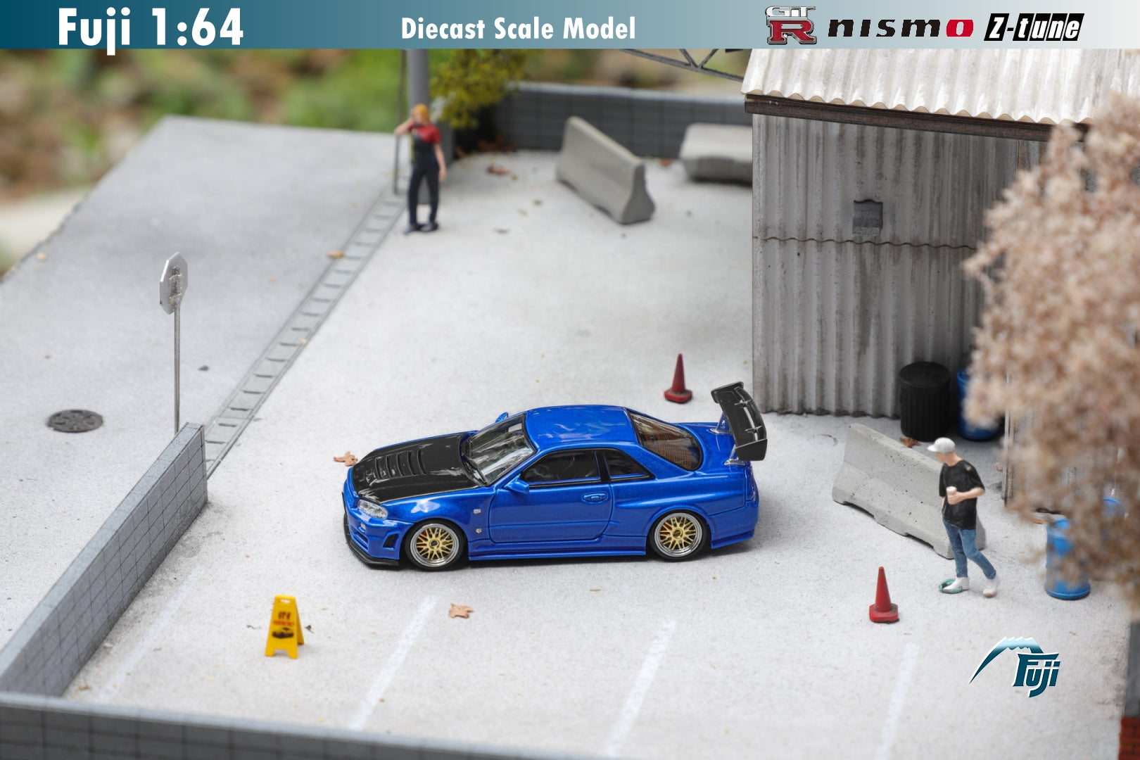 Fuji 1:64 Nissan Skyline GT-R R34 Nismo Z-Tune High-end version (3