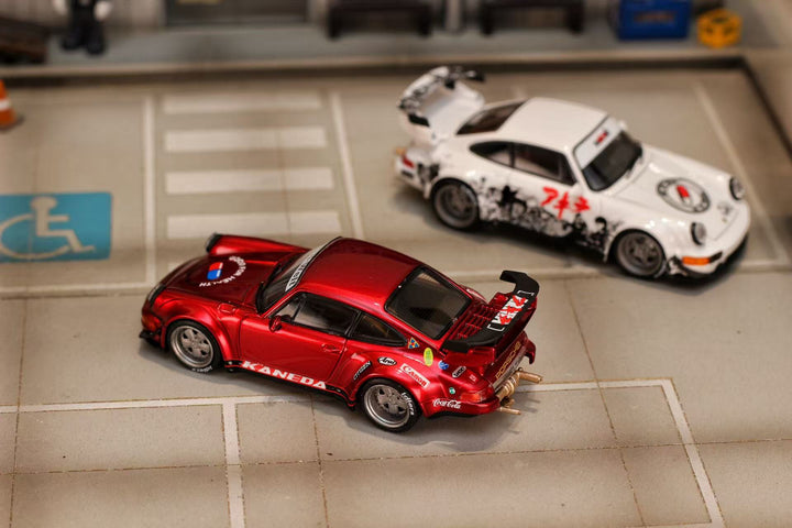 [Preorder] Street Weapon 1:64 Porsche RWB 964 AKIRA Livery (2 Colours)